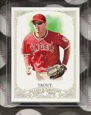 MIKE TROUT 2012 TOPPS ALLEN GINTER ROOKIE CARD #140