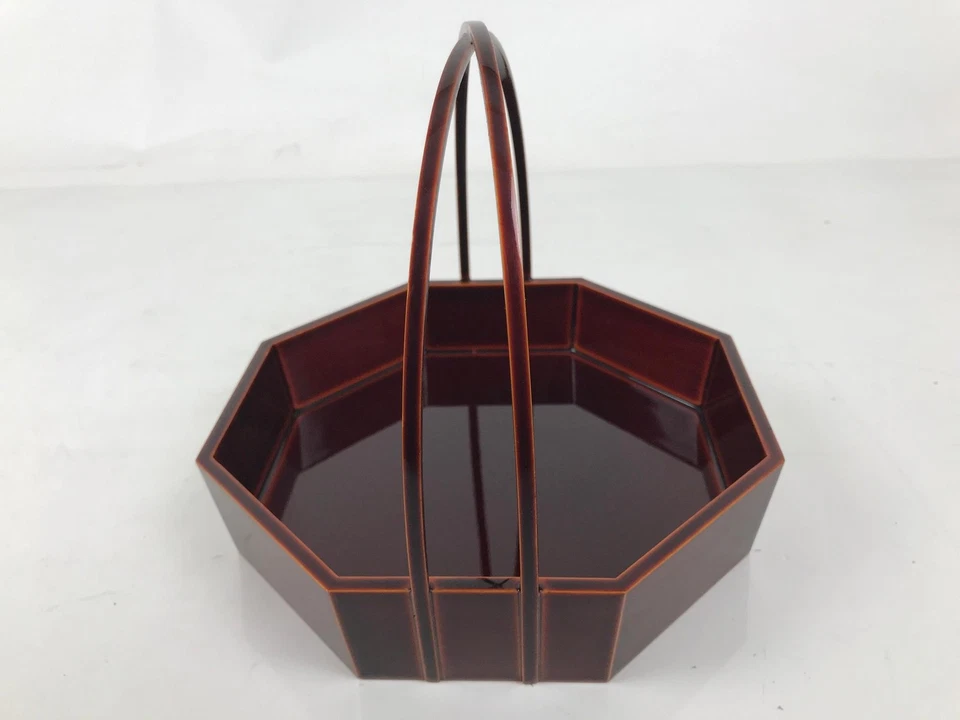 Plato de tazón de bocadillo japonés Shunkei-Nuri ceremonia del té Kashiki LWB164 Foto 3 de 4