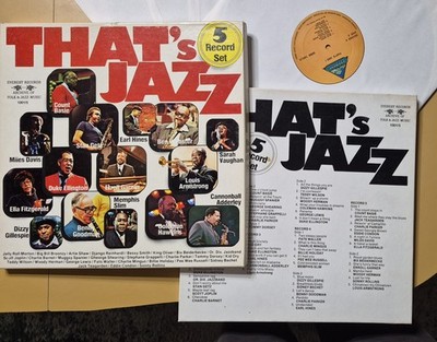 That's Jazz 5 LP Set Everest Records 1001/5 Miles Davis Django Reinhardt ++++