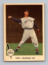 1959 Fleer Ted Williams #61 Outfielder EX-EXMT Vintage Baseball Card
