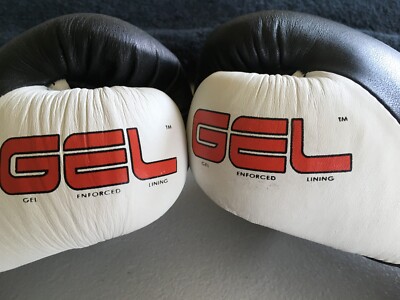 TITLE GEL Boxing Gloves 14 oz. (Black White Red) | eBay