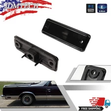 2X Smoked Rear Side Marker Light Housings For 78-87 El Camino & Caballero Malibu