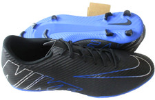 Nike Men's Vapor 15 Club FG/MG Soccer Cleats Black Chrome Hyper Royal Size 11.5