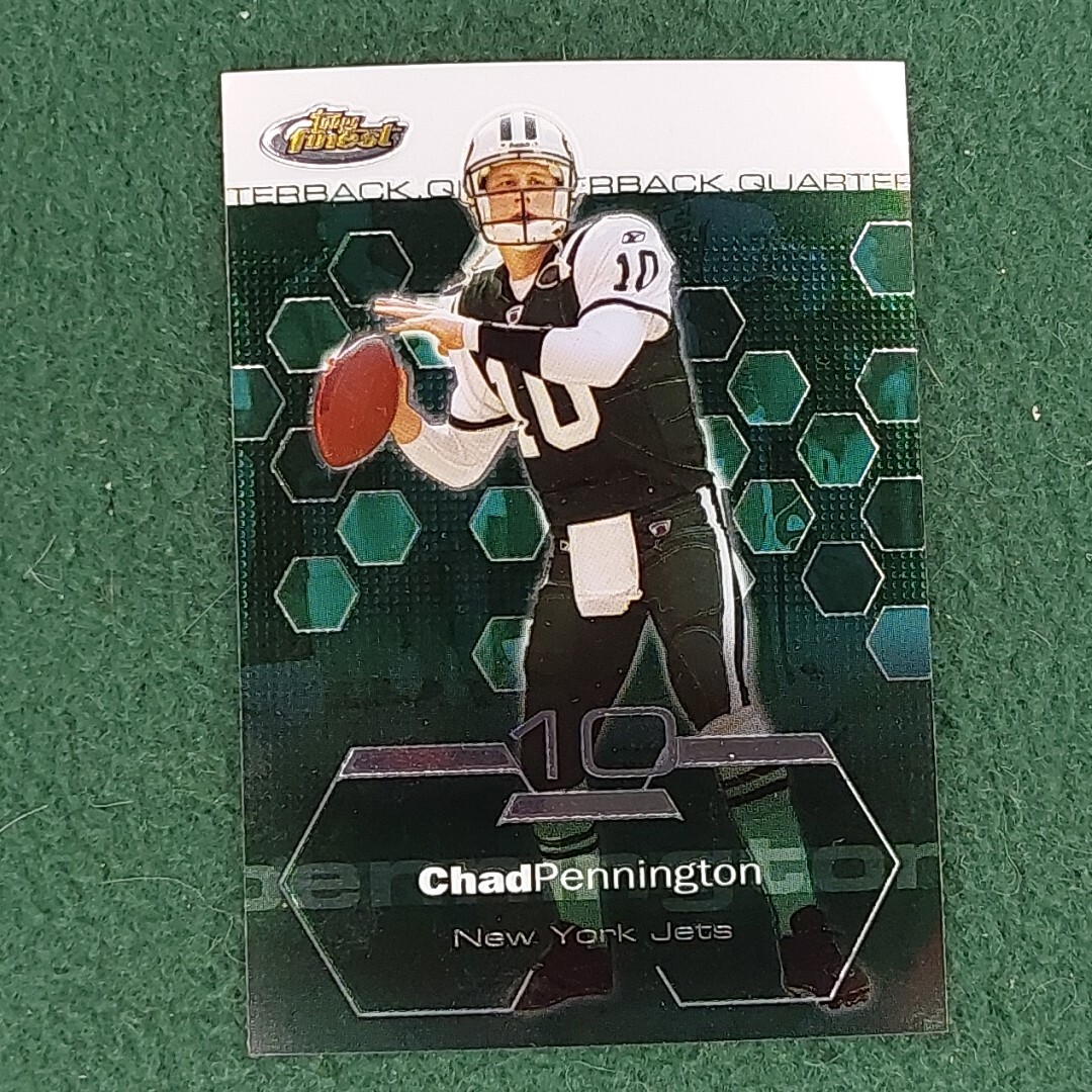 Chad Pennington 2003 Topps Finest Football card #1 New York Jets