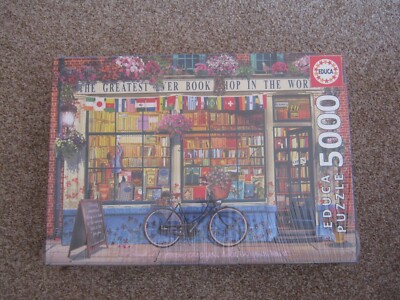5000 Teile Educa Puzzle Größte Buchhandlung der Welt NEU & VERSIEGELT