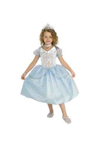 Costume Cenerentola bambina azzurra | eBay