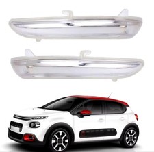 Citroen C3 2016 + Außenspiegel Abdeckung Blinker Licht Linse Links+Rechts