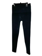 Breezies Seamless Cotton Legging A508645 Black Size Medium NEW