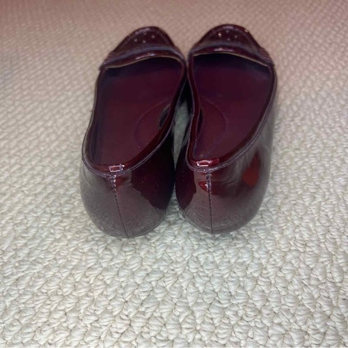 Johnston & Murphy Patent Leather Maroon Flats - Picture 4 of 5