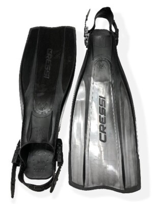 Cressi Sub Pro Light Lightweight Open Heel Fin Scuba Diving & Snorkeling Size ML