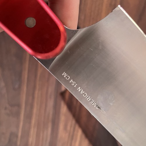 Whiteknuckler Solo Set Steel Chef’s Kitchen Knife W/ Cutting board Red USA NEW - Picture 10 of 13