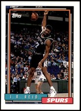 J.R. Reid #376 1992-93 Topps
