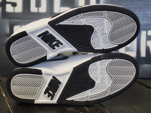 1992 Nike Air Flight HI Top White/Black Vintage Sneaker Shoes 130013-101 Men 9 - Picture 7 of 7