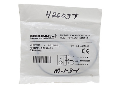 SEALED Schunk MMS22-SPM8 Electronic Magnetic Switch Proximity Sensor MMS22SPM8SA