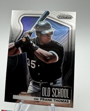 2022 Prizm Frank Thomas card #os-3 OLD SCHOOL SILVER PRIZM - White Sox