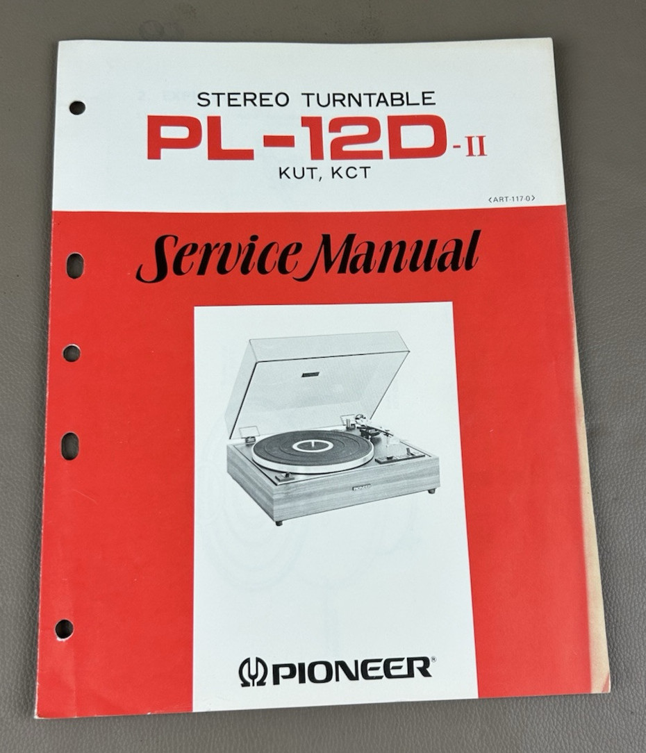 Pioneer PL-12D-II Turntable Service Manual D-235