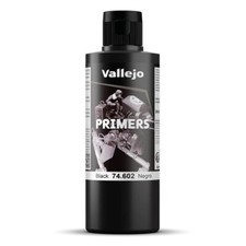 Vallejo Model Color 200 ml Polyurethane Primer - Black