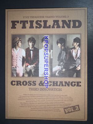 【ＦＴＩＳＬＡＮＤ】ＣＤ21枚セット FTIsland Vol. 3 - Cross & Change 3rd Album CD Photobook Great Out