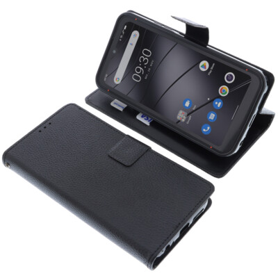 Tasche für Gigaset GX4 GX4 PRO Book-Style Schutz Hülle Handytasche Buch Schwarz