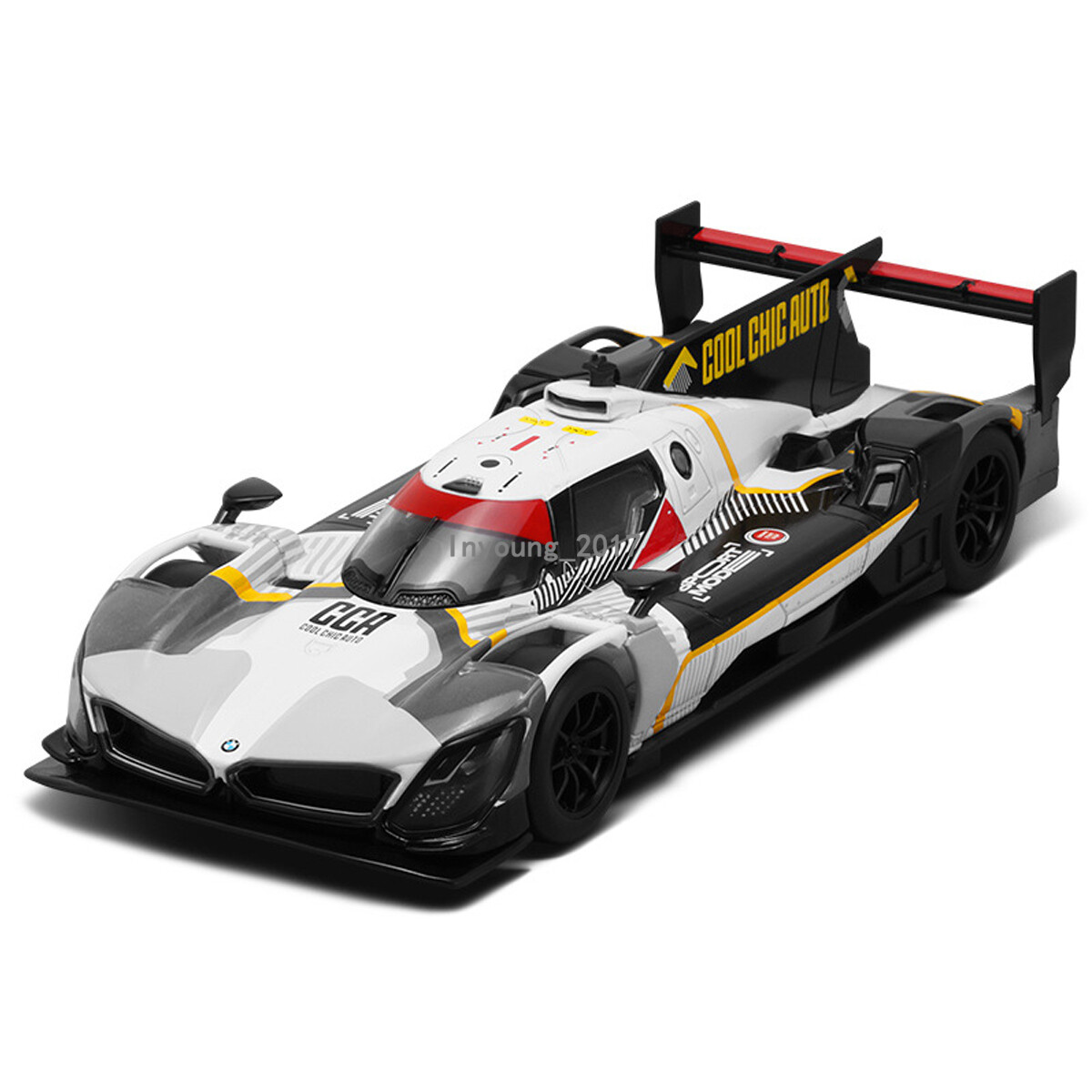 1:24 2024 BMW M Hybrid V8 Race Car Model Toy Car Metal
