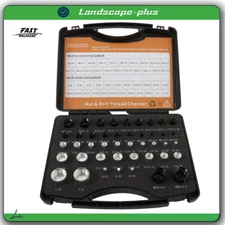 23 Metric & 21 Inch Nut and Bolt Thread Checker 44 Nut and Bolt Gauge in Case