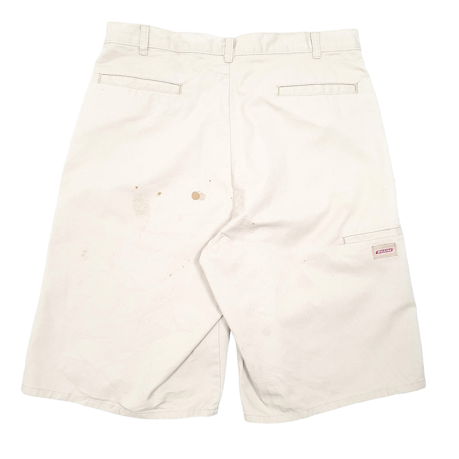 DICKIES Work Beige Chino Cotton Shorts Mens W36 image 3