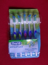Oral-b Toothbrushes, Soft Criss Cross Bristles 5 Pack