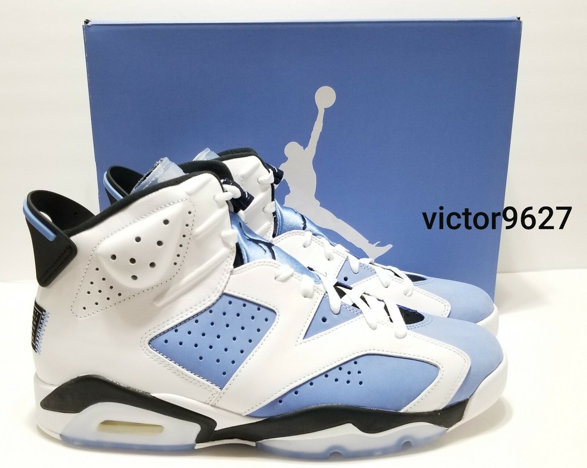 Size 11 Nike Air Jordan 6 Retro UNC Blue University Blue UNC
