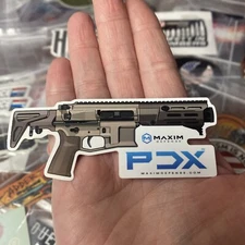 NEW 2025 SHOT SHOW PDX Maxim Defense Firearm Decal Sticker Military AK AR Rifle