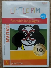 Little Pim Foreign Language Fun Playtime Disc 3 Italian DVD Babies Toddlers Prek