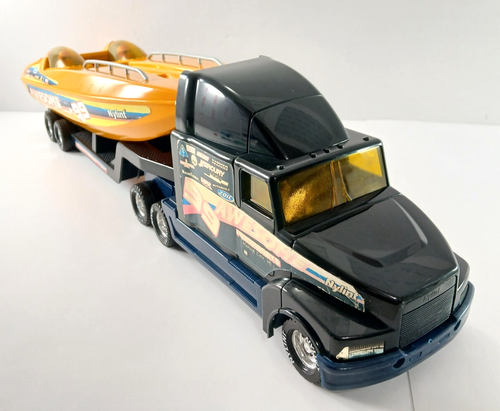 Vintage 1999 Nylint AWESOME 99 SPEEDBOAT With Semi Truck & Trailer Toy Set RARE! - Picture 9 of 24