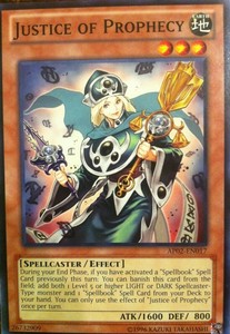 Justice of Prophecy - AP02-EN017 - Common - Unlimited x3 - Near Mint