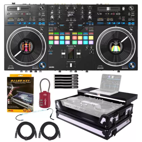 Pioneer DDJ-REV7 Scratch Style 2 Channel Serato DJ Controller w White Case