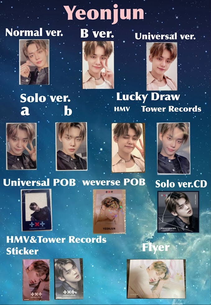 TXT YEONJUN GOOD BOY GONE BAD GBGB Japan Weverse Universsal