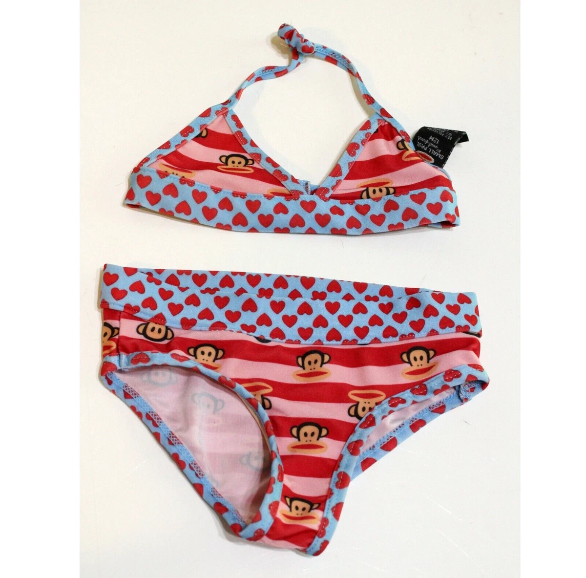 Paul Frank Baby Girl Swimsuit Size 12 Months Monkey Bikini Set eBay