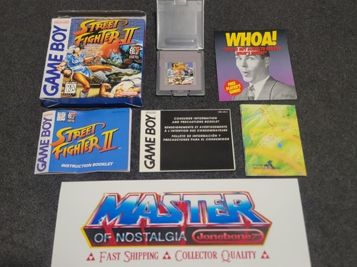 Gameboy STREET FIGHTER II 2 Complete CIB Box Nintendo Game Boy 1st Print