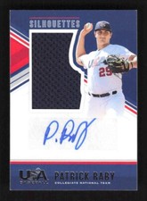 2018 Panini USA Stars & Stripes Patrick Raby Silhouettes Auto #'d /199