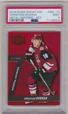 16-17 Metal Universe Christian Dvorak /150 PMG RED RC PSA 9 Fleer Showcase 2016