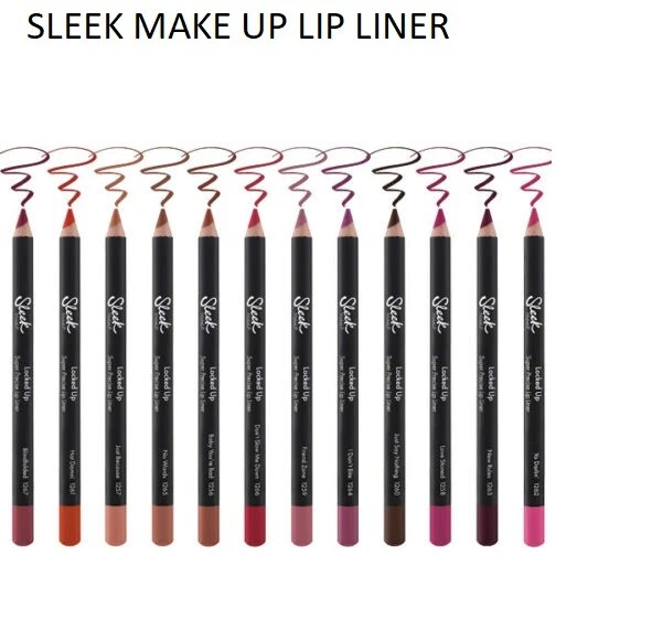 SLEEK MAKEUP SCHLANKES MAKE-UP GESPERRT - LIFEPROOF LIP-STIFT/LINER ORIGINAL ALLE FARBEN -!!!!