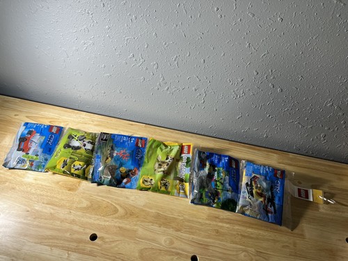 Lego Polybag Lot (30666 30641 30568 30566 30588 30370) Display Hanger Included