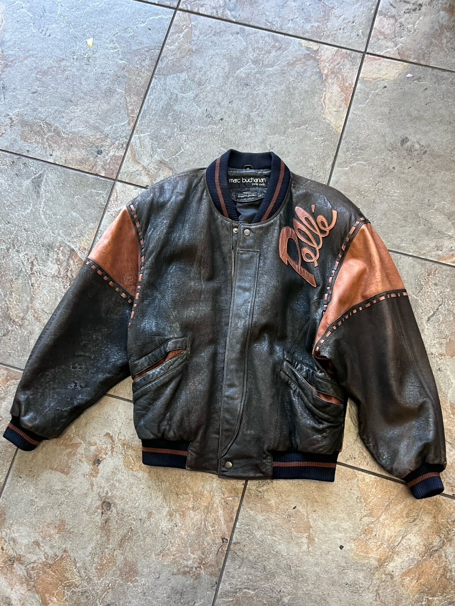 Vintage Marc Buchanan Pelle Pelle Soda Club European Leather Brown