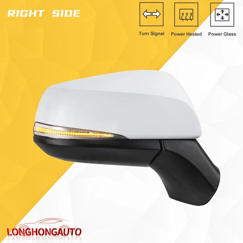 Right Side Power Heated BSM Mirror for Toyota RAV4 2019-2021 Manual Folding