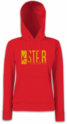 S.T.A.R. LABORATORIES LOGO Damen Hoodie Kapuzenpullover The Sign Blitz Flash