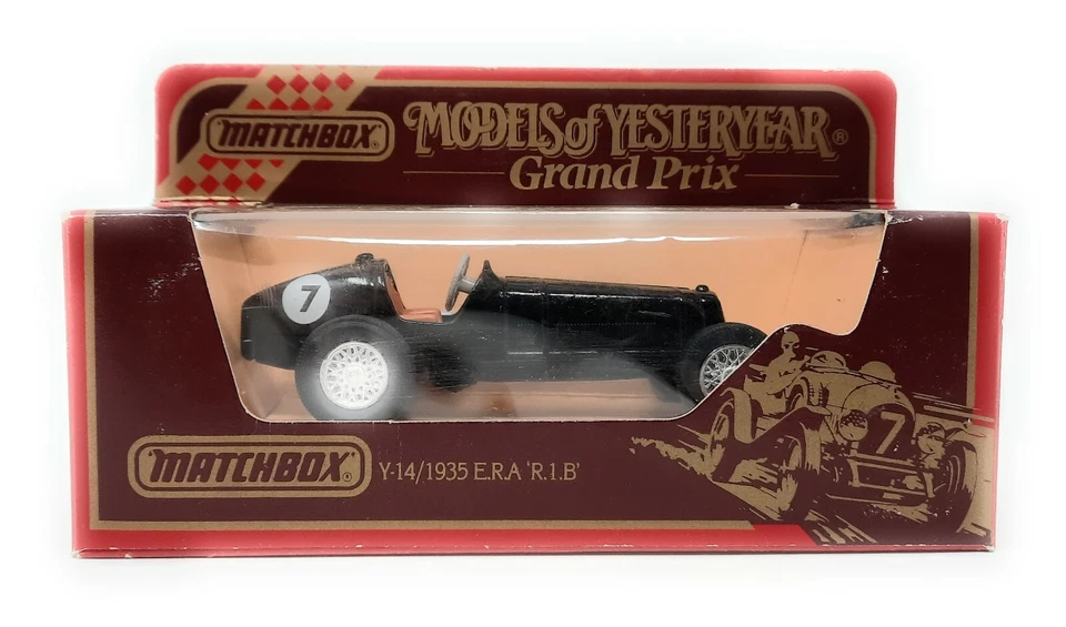 Matchbox Y14 E.R.A ERA R.1.B black Issue 1 Models of Yesteryear MoY J1 box - Image 4 of 4