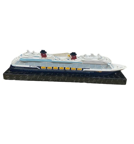 Disney Cruise Line DCL Disney Wish Model Ship Collectible Inaugural New Cay - Picture 2 of 2