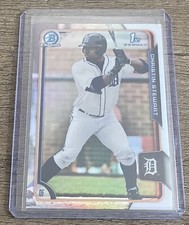 Christin Stewart 2015 Bowman Draft Chrome 1st Bowman Refractor #178 Tigers