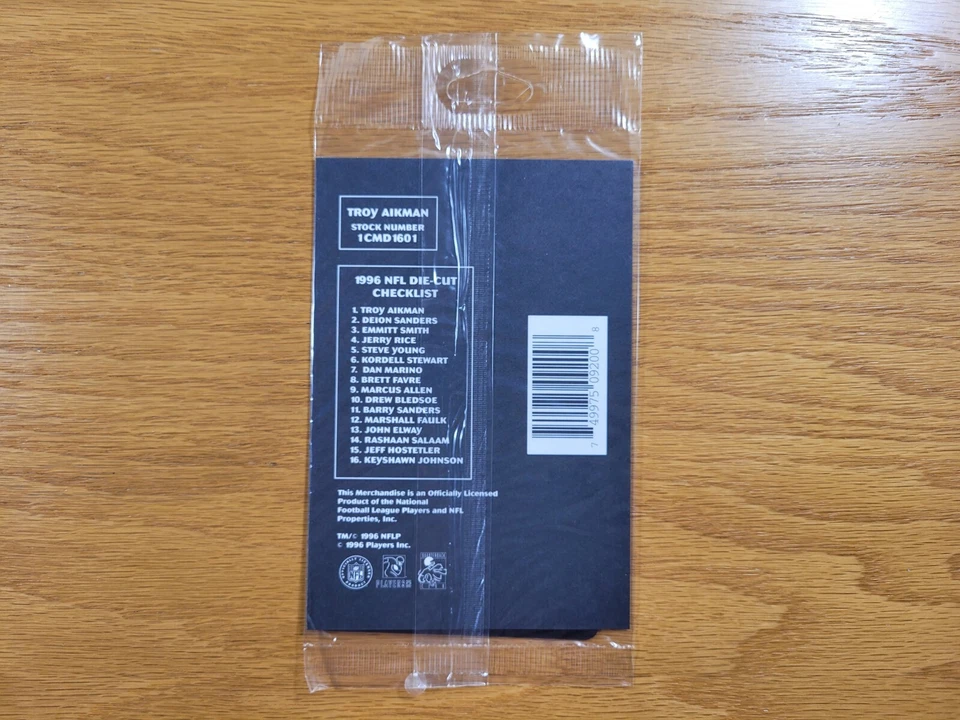 Troy Aikman Dallas Cowboys Vintage 1996 NFL Fútbol Troquelado Imán de Nevera Foto 3 de 3