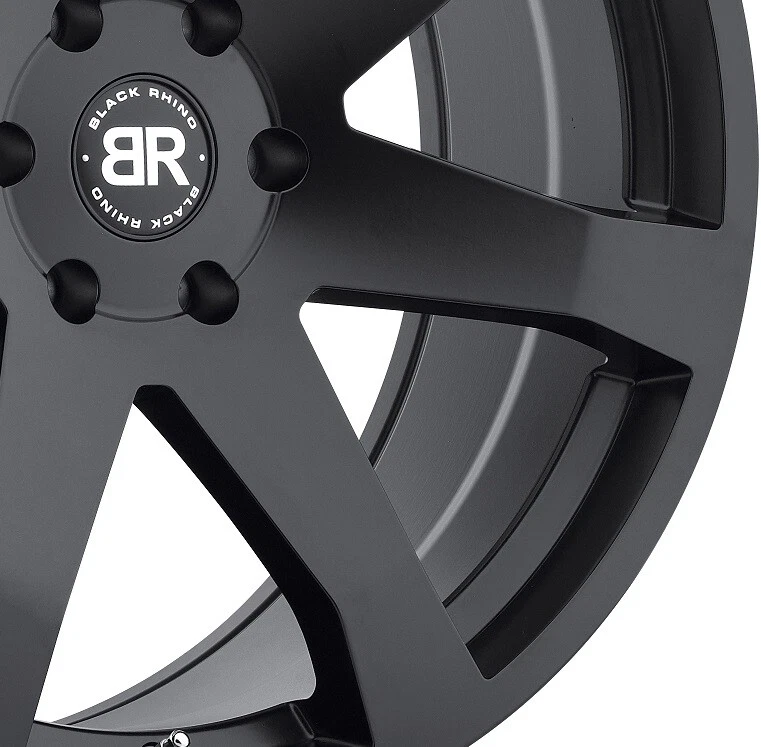 RUEDAS RHINO NEGRAS PARA F-150 F150 MOZAMBIQUE TODOTERRENO MATE LIMPIO Foto 2 de 4