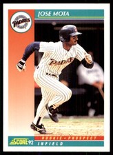 1992 Score Jose Mota San Diego Padres #742