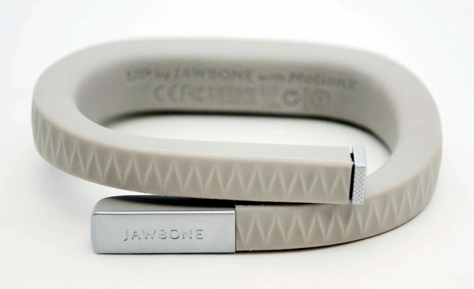 NEW Jawbone UP Wristband LARGE v2 LIGHT GREY Fitness Diet Tracking Bracelet gray - Image 4 of 4
